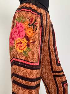 Brown Charming Garden Pants