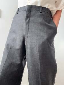Trousers: Vintage Burberry Style Japanese Pants