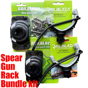Railblaza Mounting Accessories: Spear Gun Holder mounting kit to suit ST3 hull Sea-Doo FISH PRO