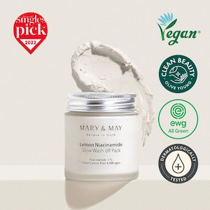 Skincare: Mary&May Lemon Niacinamide Glow Wash off Pack
