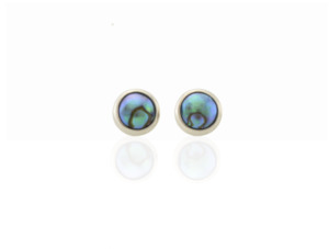 Blue Pearl Silver Studs