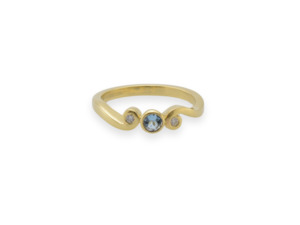 Jewellery Gifts Over 500: Galway Aquamarine Ring