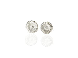 Daisy Stud Earrings Silver