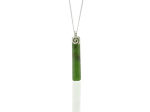 Greenstone Pendant with Koru Motif