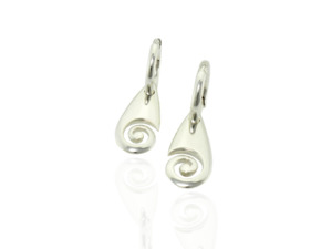New Zealand Inspired Jewellery: Long Koru Hoops