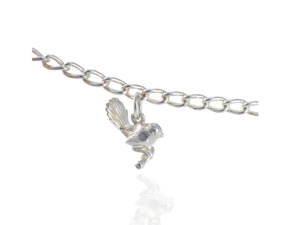 New Zealand Inspired Jewellery: Fantail Bird Charm