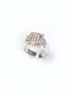 Dress Rings Jewellers Bench: Art Deco Diamond Dress Ring