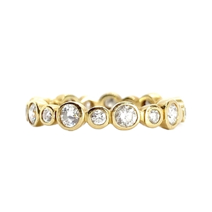 Collections: Modern Diamond Gold Stacker Ring