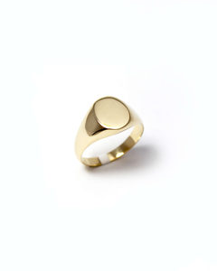 Products: Oval Signet Ring in 9ct yellow gold