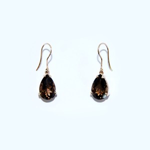 Earrings Jewellers Bench: Smokey Quartz Earrings