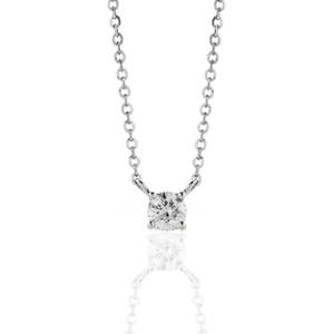 Diamond Solitaire Floating Pendant 0.23ct