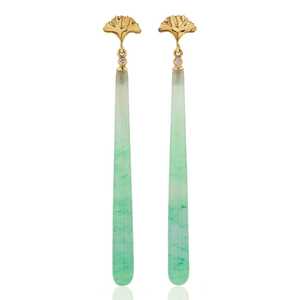 Earrings: Ginko Leaf Earrings