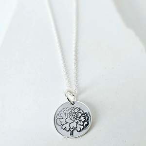 Pendants: Celebrate Their Story: October - The Birth Flower Pendant