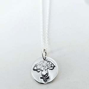 Pendants: Celebrate Their Story: January - The Birth Flower Pendant