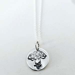 Pendants: Celebrate Their Story: January - The Birth Flower Pendant
