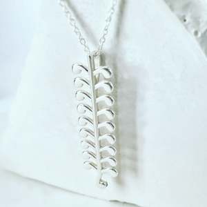 Kowhai Leaf Pendant