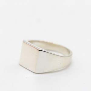 Large Silver Signet Ring