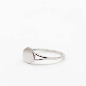 Rings: Silver Signet Ring