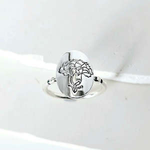Celebrate Their Story: January - The Birth Flower Ring