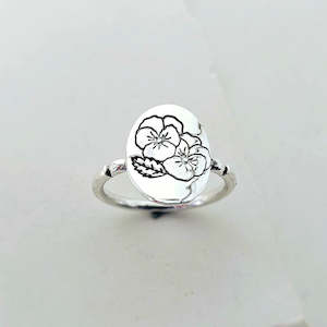 Rings: Celebrate Their Story: February - The Birth Flower Ring