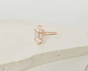 The White Tourmaline Elegance Ring