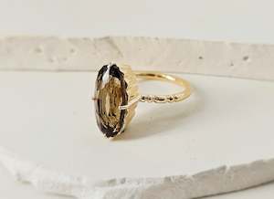 Rings: Alure In Every Detail: Smokey Quartz Ring