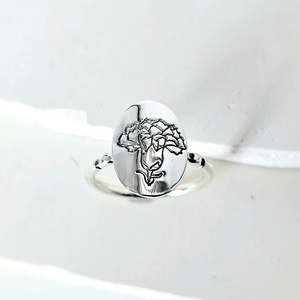 Rings: Celebrate Their Story: January - The Birth Flower Ring