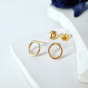 Organic Infinity Earring