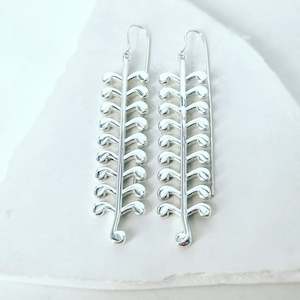 Kowhai Leaf Drop Earring