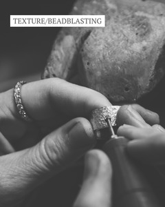 Rhodium Plating: Texture/Beadblasting