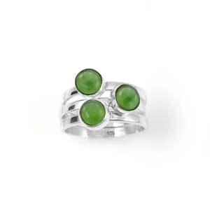 Nick Von K: Pounamu 3 Muses Ring