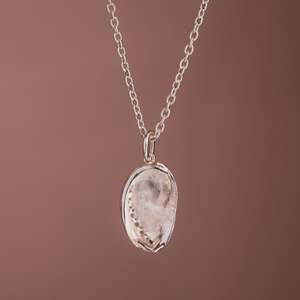 New: Pāua Tide Pendant Necklace Medium