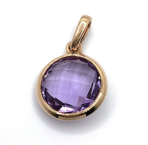 Products: 4.5Cts Amethyst Gemstone Pendant in Sterling Silver (PND_002) J Ferns Jewellery