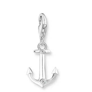 Silver Jewellery: THOMAS SABO C/CLUB ANCHOR CZ