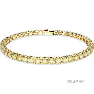 On Sale: SWAROVSKI MATRIX:TENNIS BRACELET CANYE/GOS M