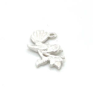 Childrens Jewellery: Stg Silver Fantail Charm Pendant