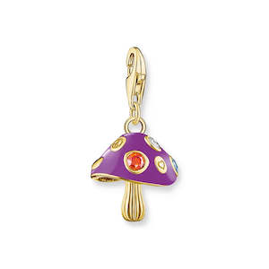 THOMAS SABO C/CLUB YGP CZ PURPLE MUSHROOM