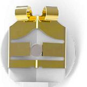 LOX GOLD TONE 2 PAIR PACK