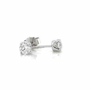 9K White Gold 2=0.55ct Lab Grown Diamond Stud Earrings