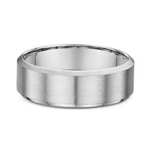 White Gold or Platinum Wedding Ring