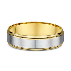 Yellow & White Gold Wedding Ring