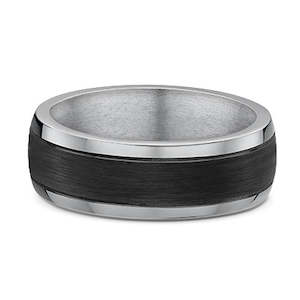 Wedding Rings: Titanium & Carbon Fibre Men's Wedding Ring