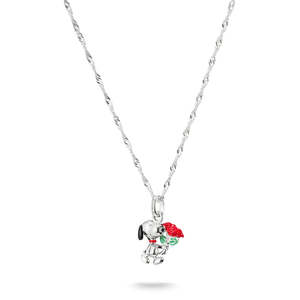Necklaces Pendants: THOMAS SABO C/CLUB PEANUTS SNOOPY ROSE N/L
