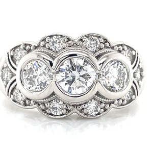 'Donna' Platinum 2.01ct Diamond Ring