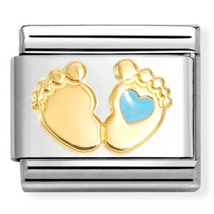 Fashion Jewellery: Nomination Composable Blue Foot Charm