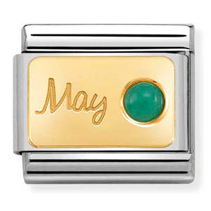 Jewellery Emerald: Nomination Composable May Birthstone Charm (Emerald)