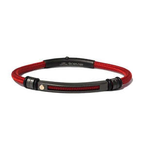 Gifts Under 500: Borsari - Audace Nautico Bracelet Red/Black