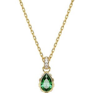 SWAROVSKI STILLA:PENDANT PEAR GREEN