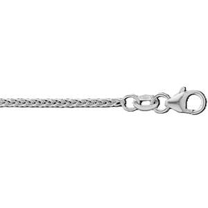 The Platinum Collection: Platinum 1.4mm Foxtail Chain 55cm