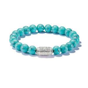 THOMAS SABO ELYNDRA IMT. TURQUOISE BEAD B/L 19cm
